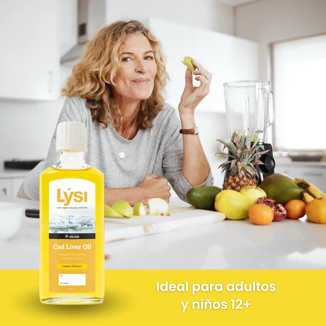 ACEITE DE BACALAO SABOR LIMÓN CON OMEGA 3 240 ML LYSI - 7