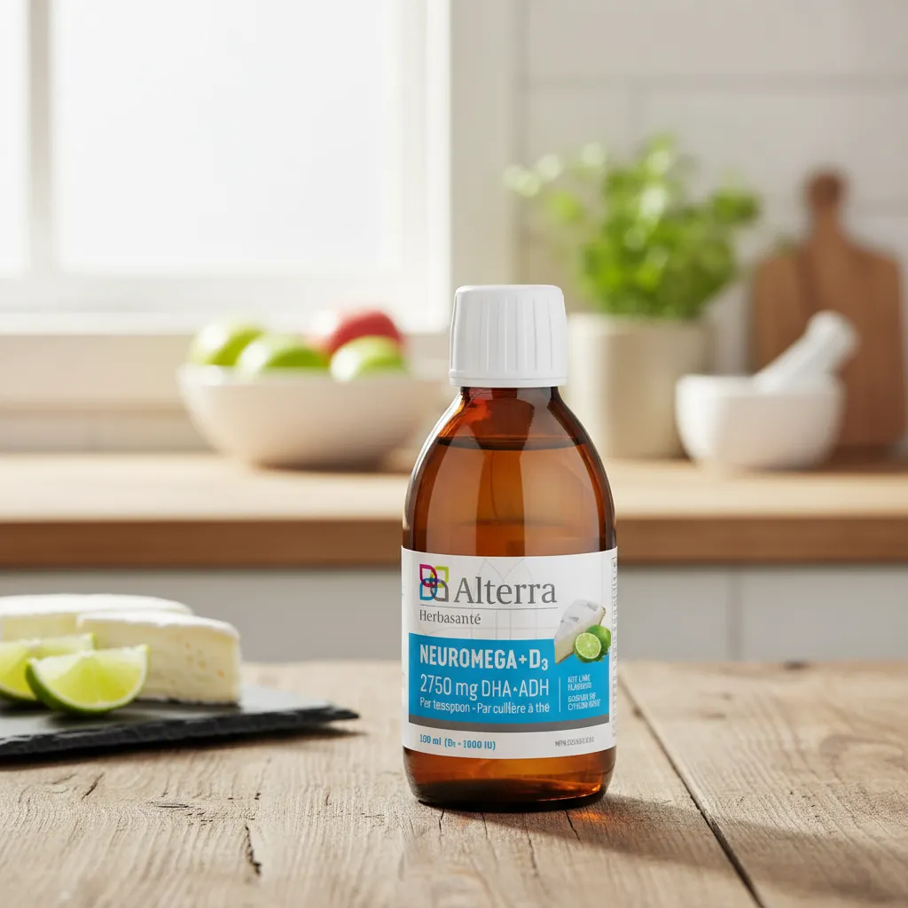 NEUROMEGA ALTERRA 2750MG DHA - EPA + VITAMINA D3 OMEGA 150ML - 4
