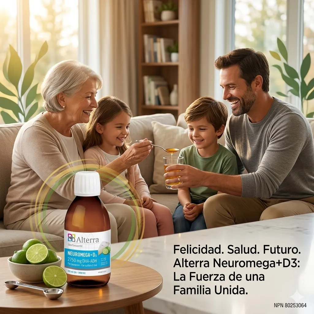 NEUROMEGA ALTERRA 2750MG DHA - EPA + VITAMINA D3 OMEGA 150ML - 7