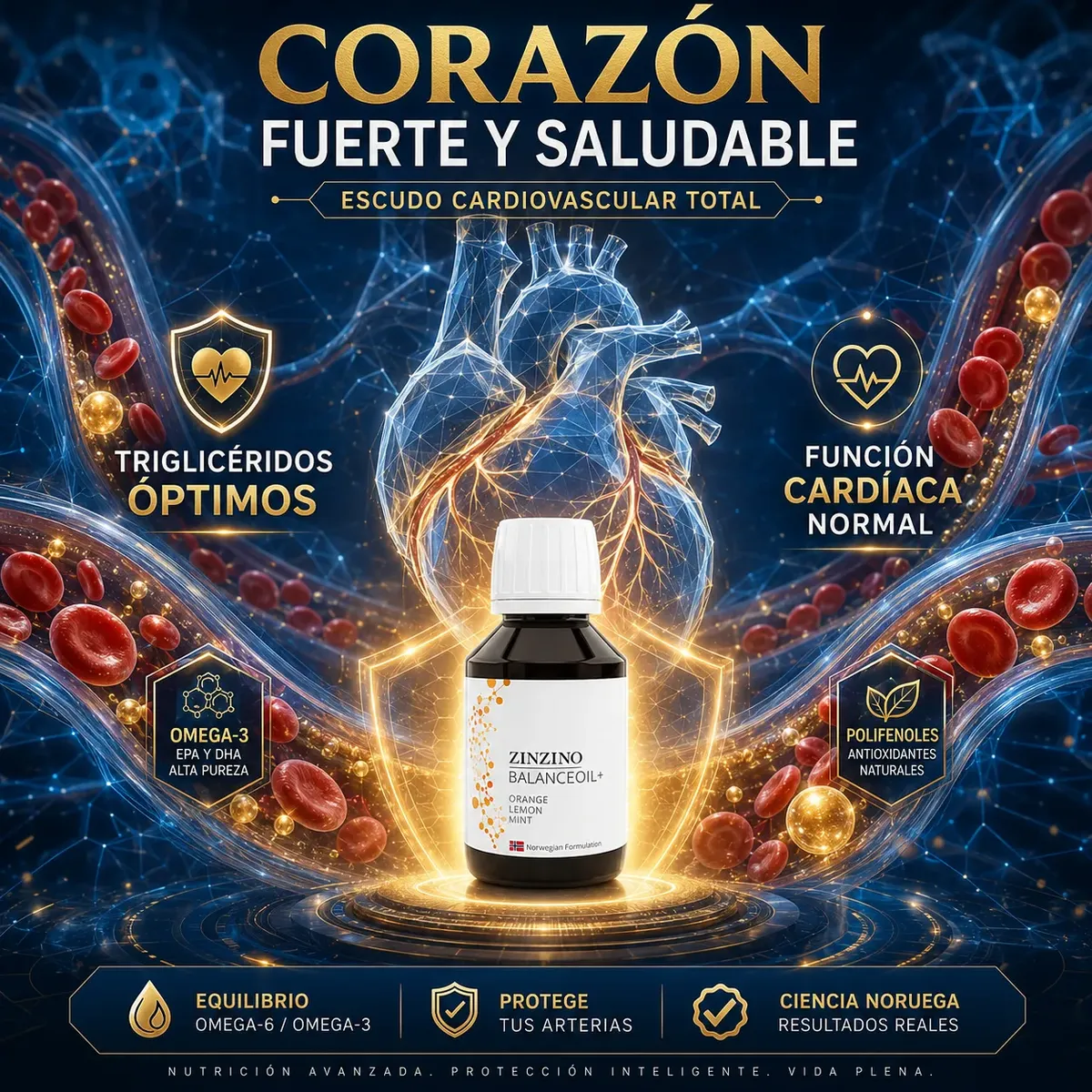 ZINZINO BALANCE OIL OMEGA 3 LÍQUIDO CON VIT D3 300ML - 3