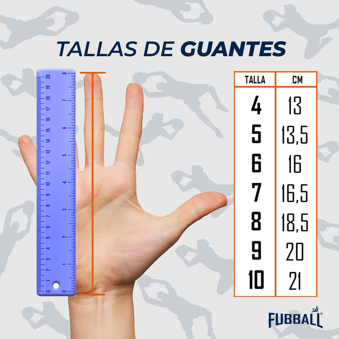 GUANTE DE ARQUERO FUBBALL ULTRA - CON VARILLA - TALLA 8 - 4
