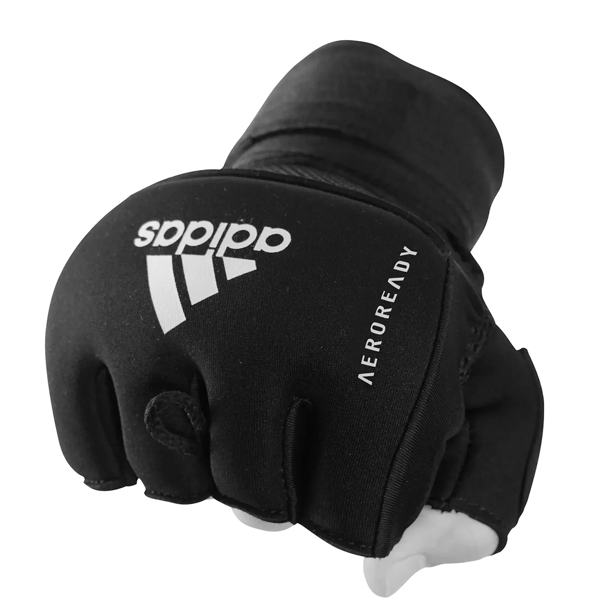 GUANTES ACOLCHADOS ADIDAS INNER BOXING C/GEL - ENVOLTURA RÁPIDA - SPEED QUICK AEROREADY  - BLACK - 1