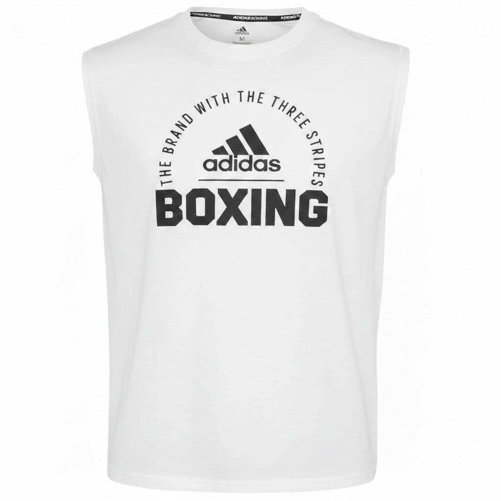 CAMISETA SIN MANGAS ADIDAS - BOXING COMMUNITY 21 - WHITE - 2