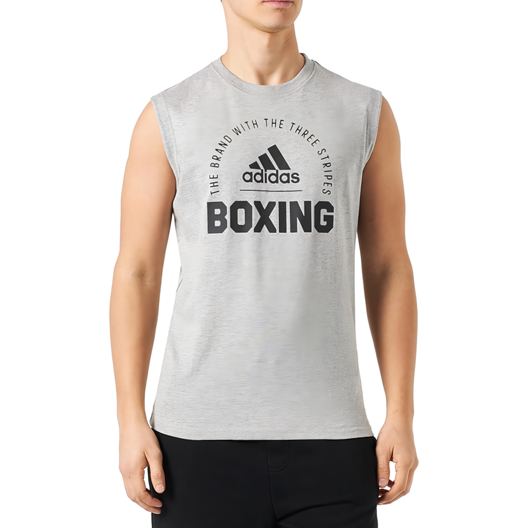 CAMISETA SIN MANGAS ADIDAS - BOXING COMMUNITY 21 - GREY - 1