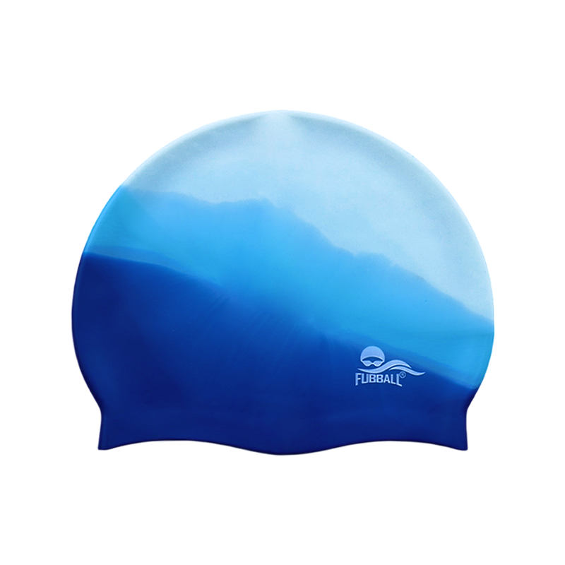 GORRO DE NATACIÓN SILICONA IMPERNEABLE COLOR - AJUSTE ADAPTABLE - 1