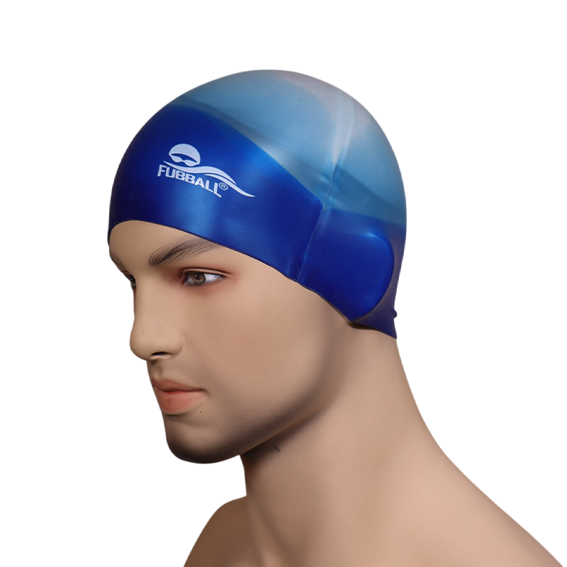 GORRO DE NATACIÓN SILICONA IMPERNEABLE COLOR - AJUSTE ADAPTABLE - 3
