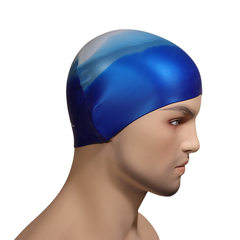 GORRO DE NATACIÓN SILICONA IMPERNEABLE COLOR - AJUSTE ADAPTABLE - 4