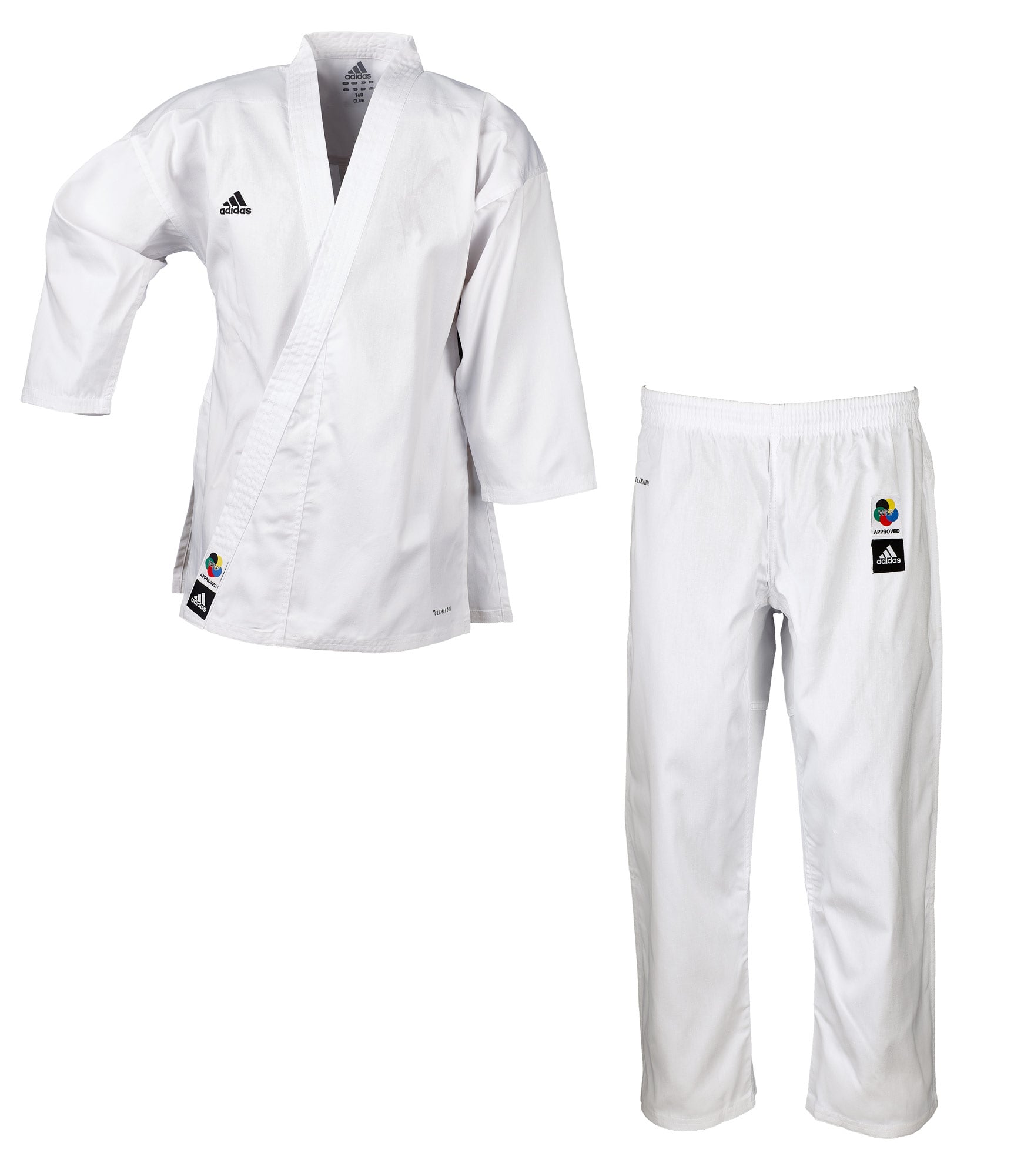 UNIFORME KARATE - GUI - ADIDAS KUMITE K220C CLUB - WKF CLIMACOOL - 2
