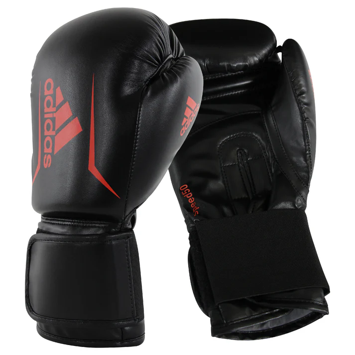 GUANTES DE BOX ADIDAS | SPEED 50 | BLACK - RED - 2