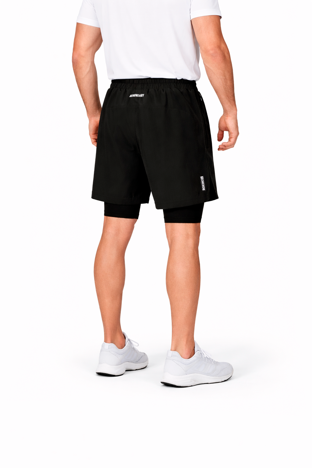 SHORT DE BOX ADIDAS CON MALLA CORTA- BOXWEAR TECH - BLACK - 2