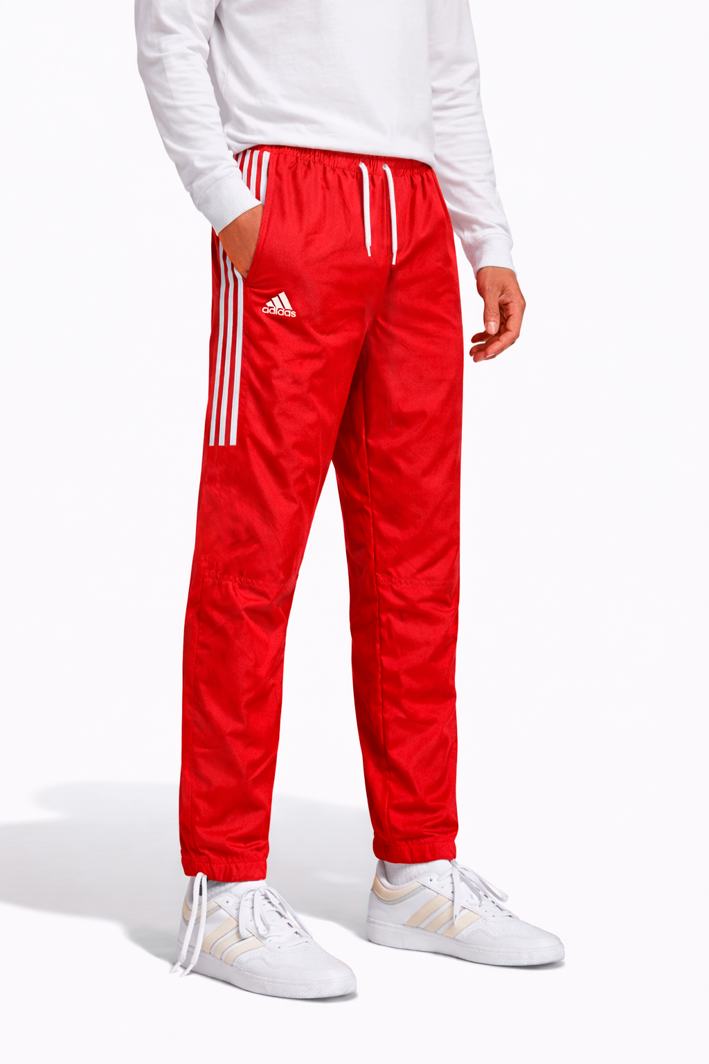 PANTALON DEPORTIVO ADIDAS TRACKSUIT/ COLOR ROJO - 1