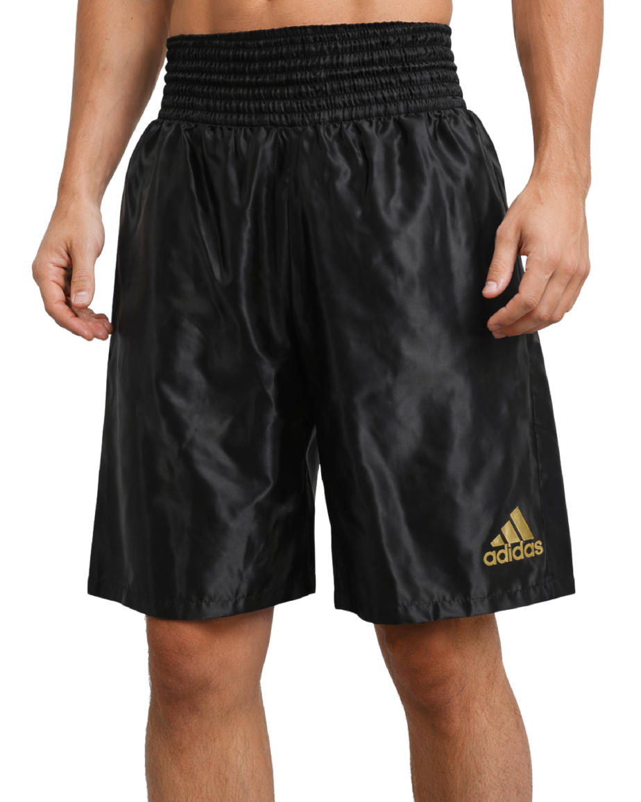 SHORT DE BOXEO ADIDAS SATIN BOXING/ COLOR NEGRO - 1