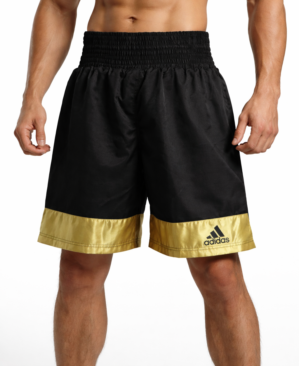SHORT PRO BOXEO ADIDAS BLACKGOLD - 1