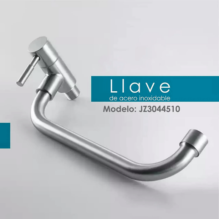 GRIFERÍA PARA COCINA  A LA PARED GIRATORIO MATE ALETA JZ3044510 - 4