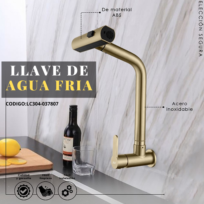 LLAVE COCINA XM LC304-037807 PARED DORADO - 2