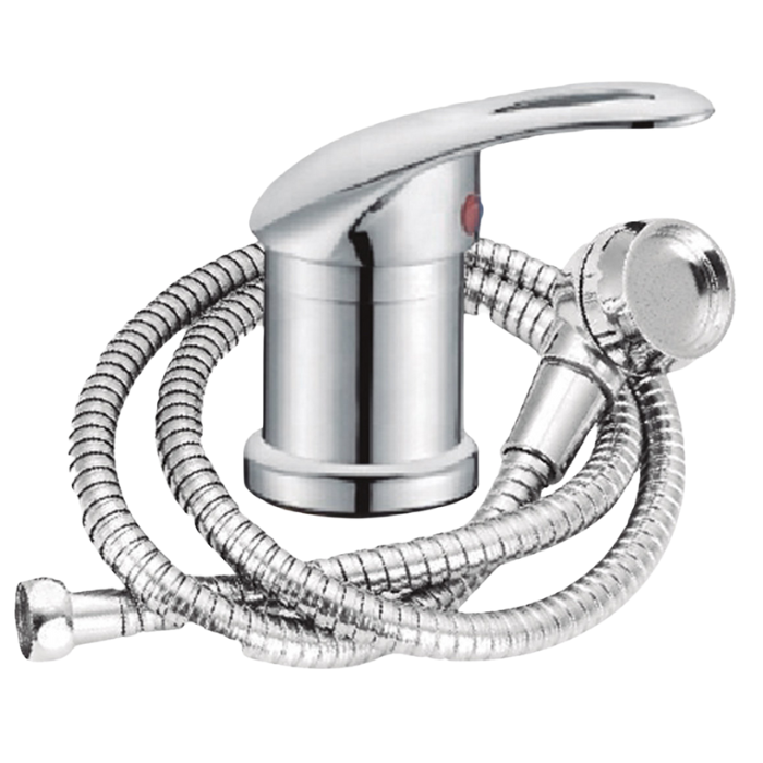 MEZCLADORA XM M0187C MONOCOMANDO LAVACABEZA PELUQUERIA CROMADO - 1