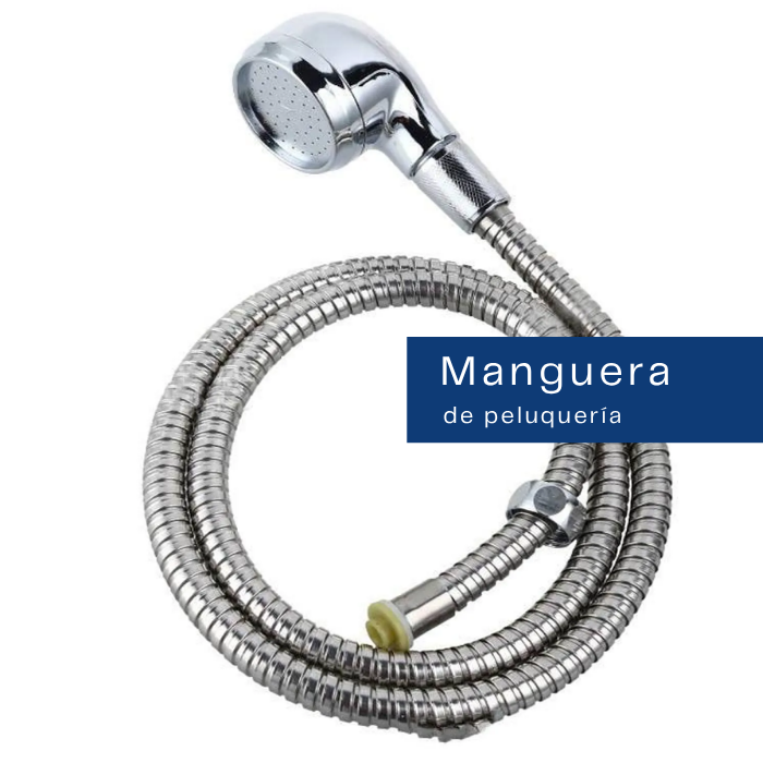 MEZCLADORA XM M0187C MONOCOMANDO LAVACABEZA PELUQUERIA CROMADO - 2