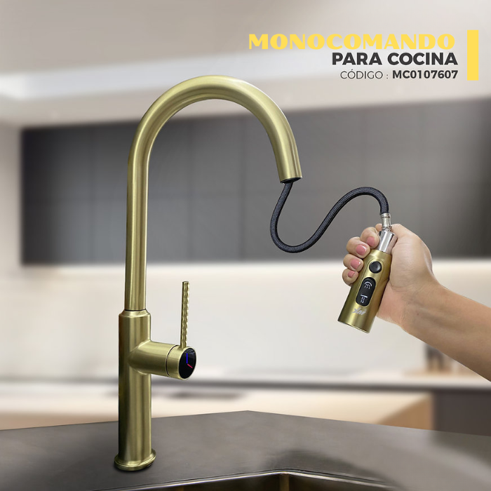 MEZCLADORA XM MC0107607 COCINA EXTRAÍBLE DORADO MATE - 2