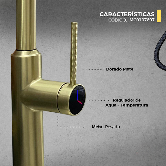 MEZCLADORA XM MC0107607 COCINA EXTRAÍBLE DORADO MATE - 3