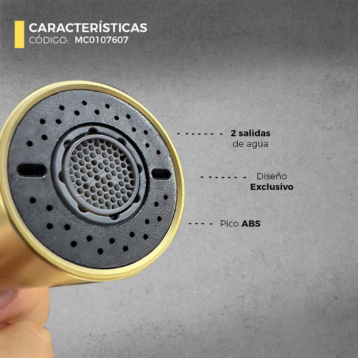 MEZCLADORA XM MC0107607 COCINA EXTRAÍBLE DORADO MATE - 5