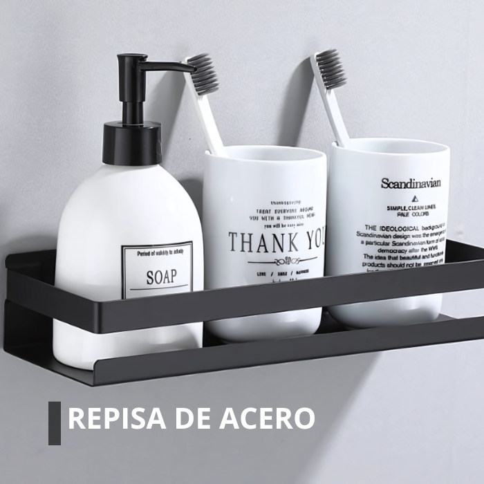 REPISA DE ACERO NEGRO ADB6830 - 3