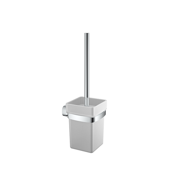 PORTAESCOBILLA DE ACERO CON VIDRIO 6273 - 1