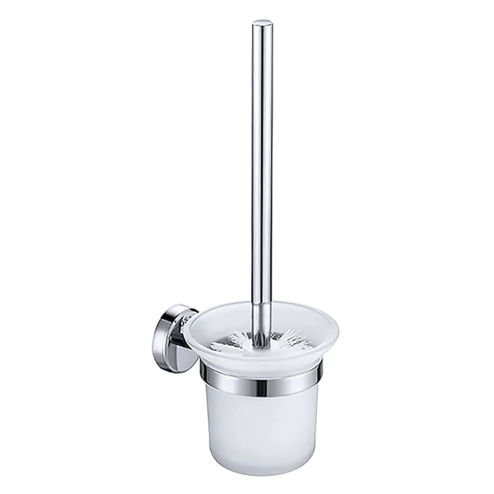 PORTAESCOBILLA DE ACERO CON VIDRIO CROMADO XL7919 - 1