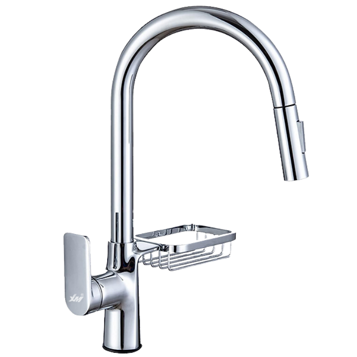 MEZCLADORA DE COCINA EXTRAÍBLE CROMADO MC01086 - 1