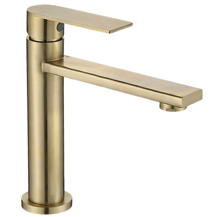 LLAVE DE LAVATORIO BAJO DORADO AL MUEBLE L304-21907 - 1