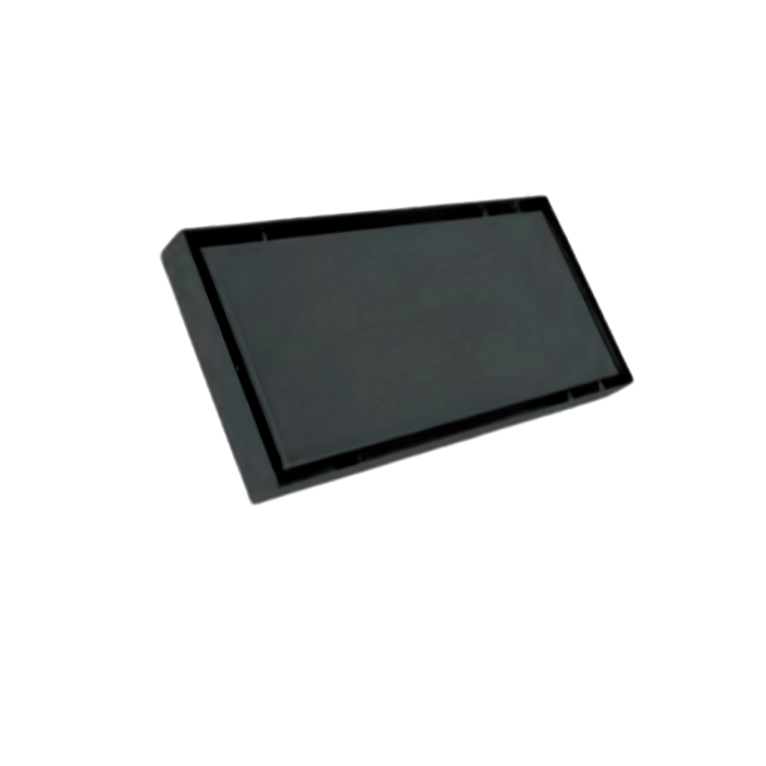 SUMIDERO REVERSIBLE 10X20 CM DE ACERO 304 NEGRO - 1