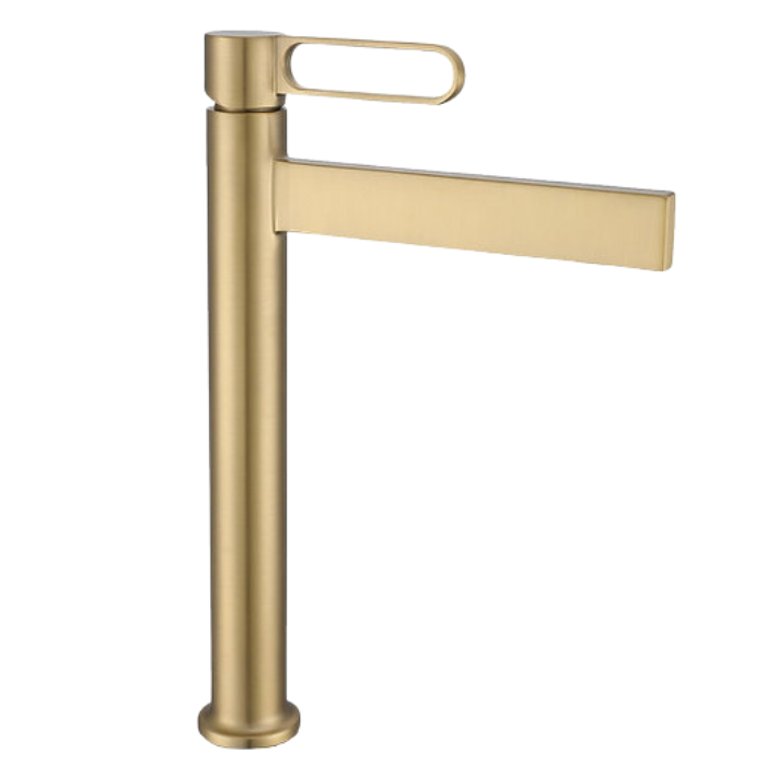 LLAVE PARA LAVATORIO ALTO MUEBLE DORADO L3019A07 - 1