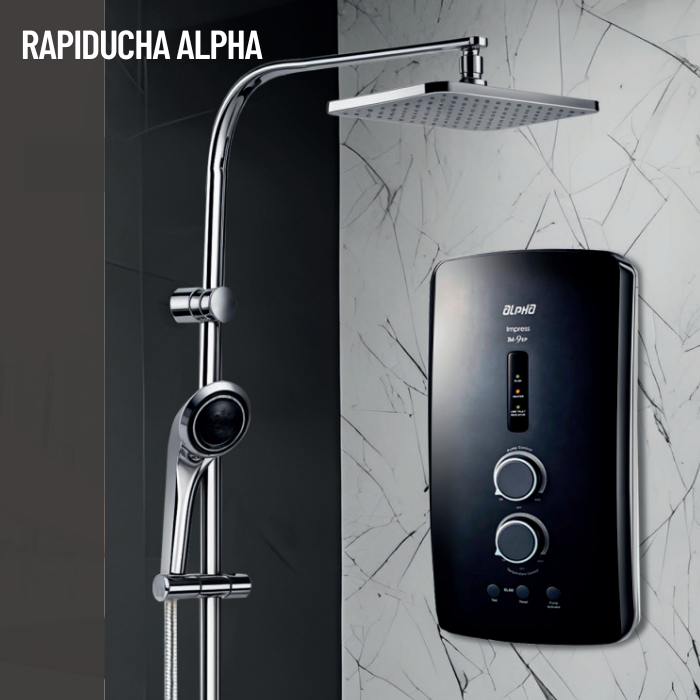 RAPIDUCHA ELÉCTRICA CON DUCHA ESPAÑOLA IM9 METAL BLACK - 2
