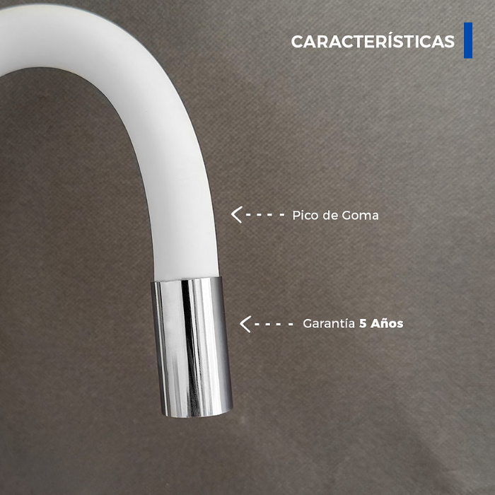 MEZCLADORA PARA COCINA MUEBLE BLANCO M04017 - 3