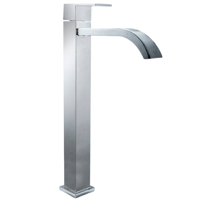 LLAVE PARA LAVATORIO ALTO CASCADA CROMADO L3017A - 1