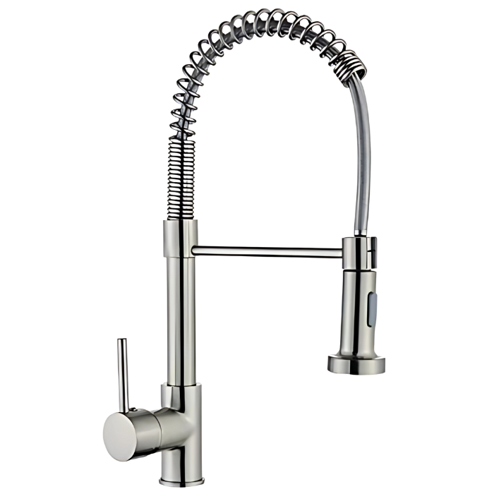 MEZCLADORA MONOCOMANDO PARA COCINA EXTRAÍBLE SATINADO FA-SN9667 - 1