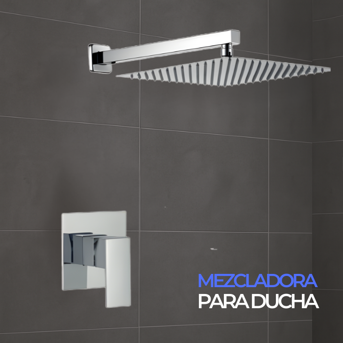 MEZCLADORA MONOC. DE DUCHA  BRONCE CROMADO FS002 SANDS - 2