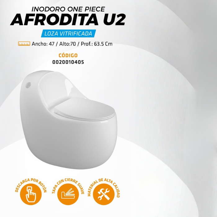 INODORO ONE PIECE AFD U2 BLANCO - 2