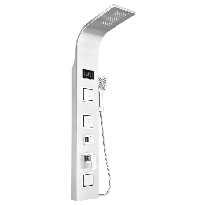 COLUMNA DE DUCHA NIÁGARA C/LUCES LED SATINADA SUS 304 - 1