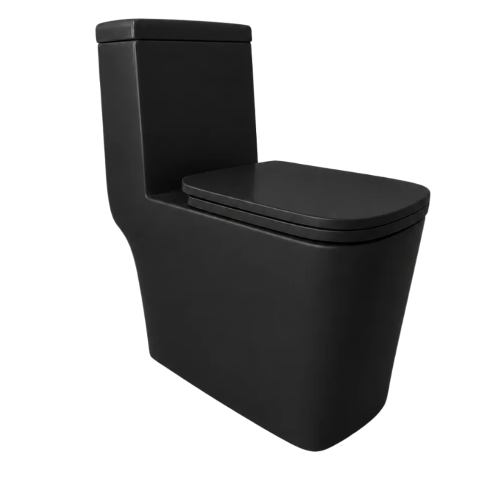 INODORO ONE PIECE MKS NEGRO MATE - 1