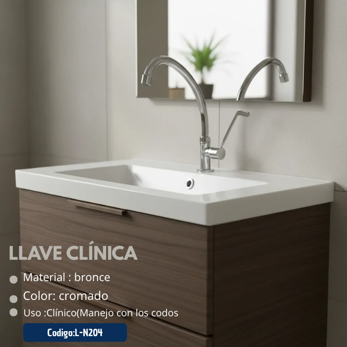LLAVE HOSPITALARIO DE LAVADERO AL MUEBLE L-N204 - 2