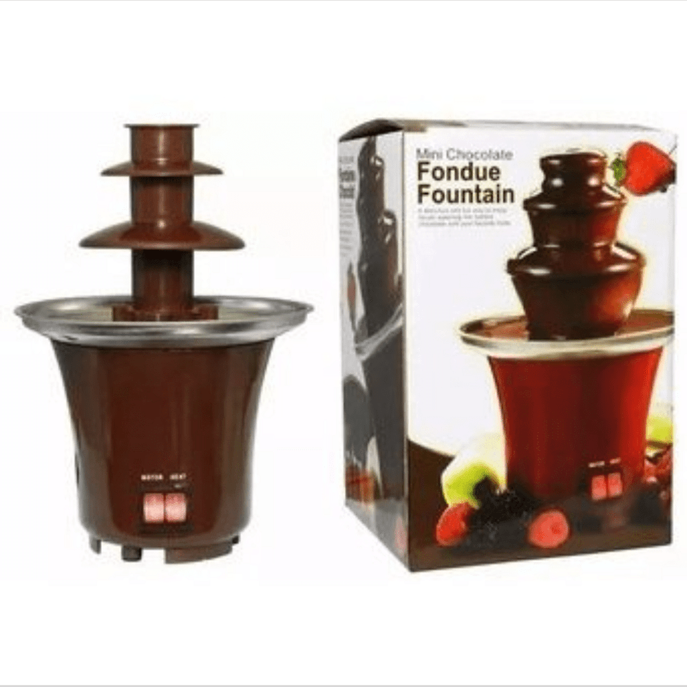 FUENTE CASCADA CHOCOLATE ELÉCTRICA 3 NIVELES - 1