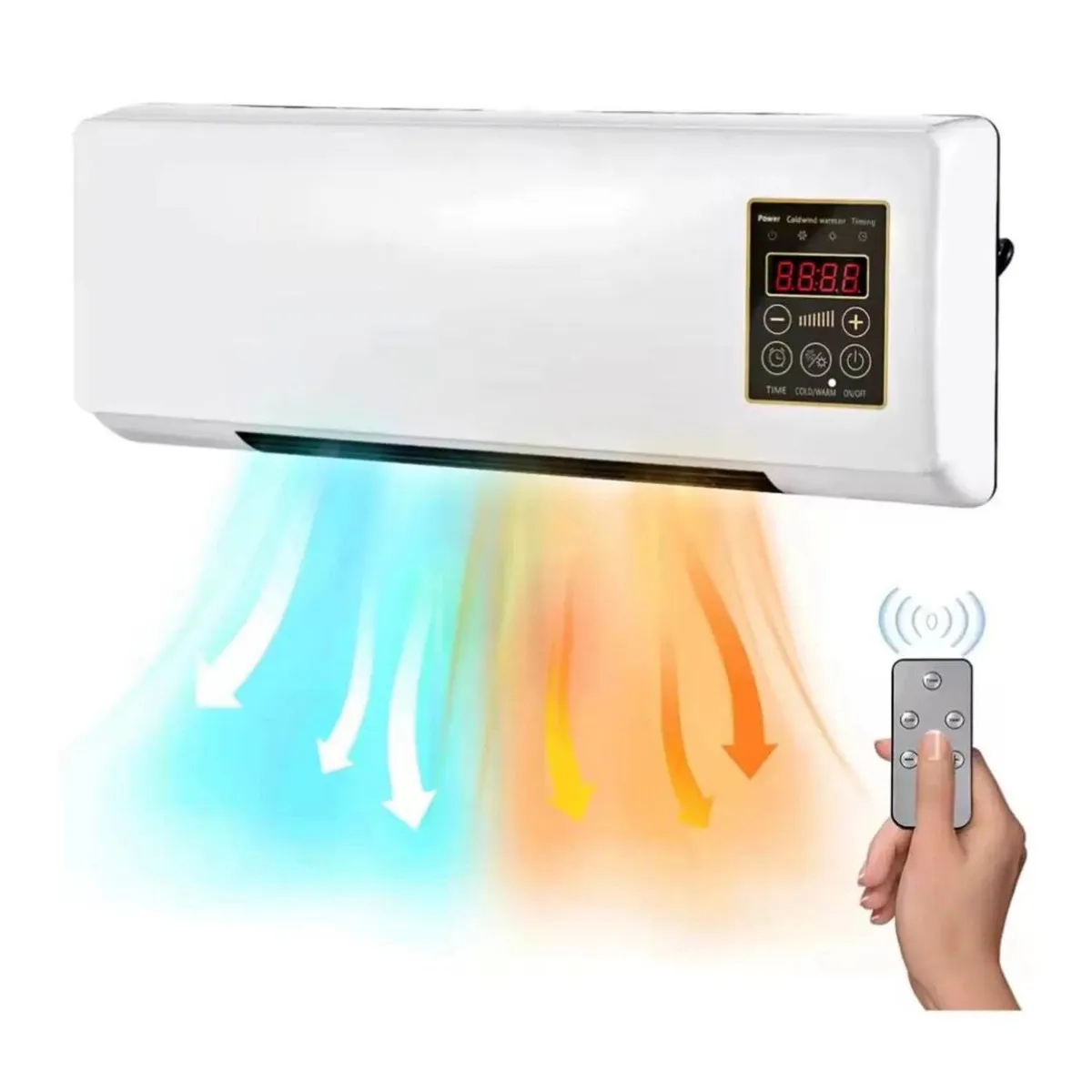 CALEFACTOR 2 EN 1 - AIRE FRIO Y CALIENTE - 1