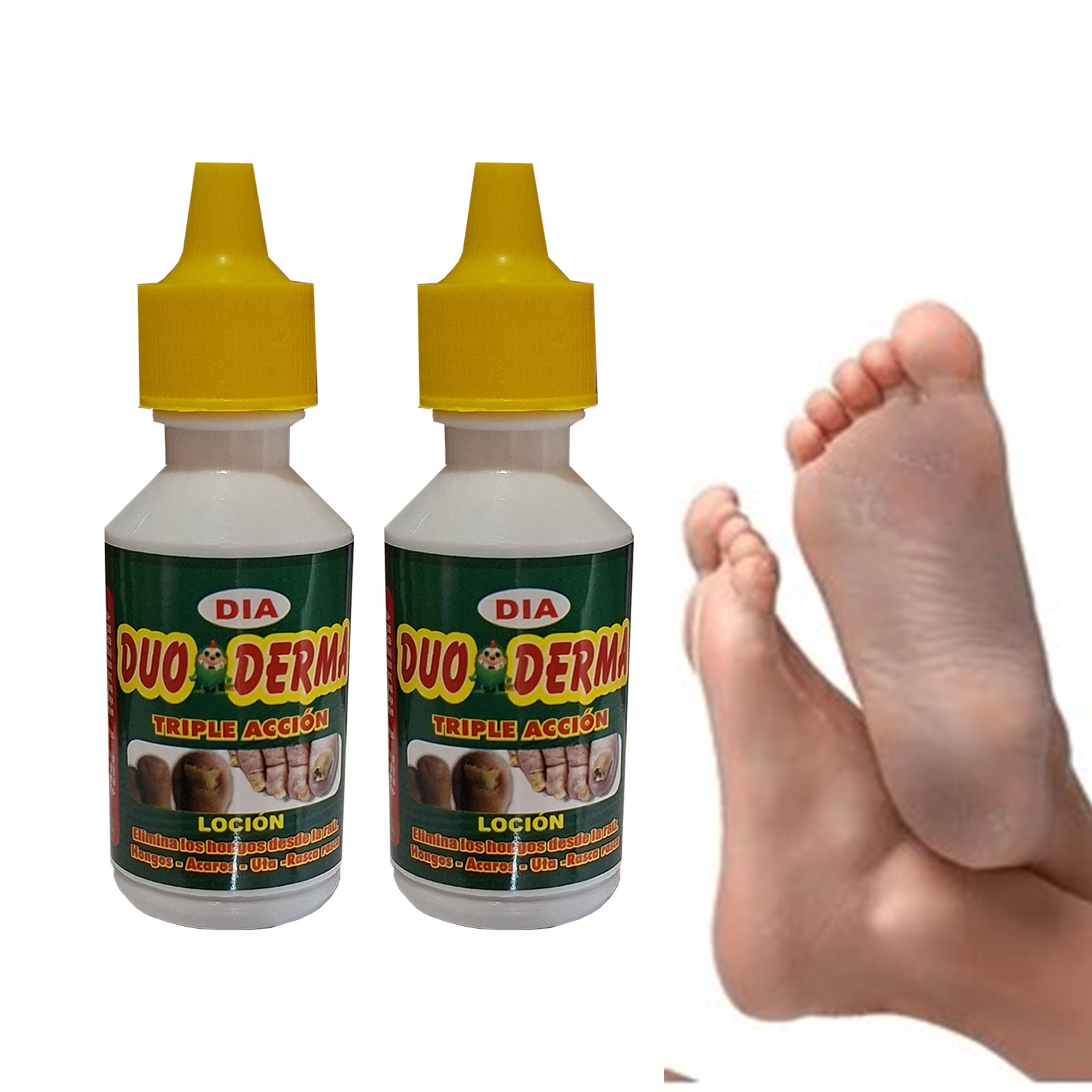 Duo Derma Anti Hongos Picazón Pie De Atleta Triple Acción - 3