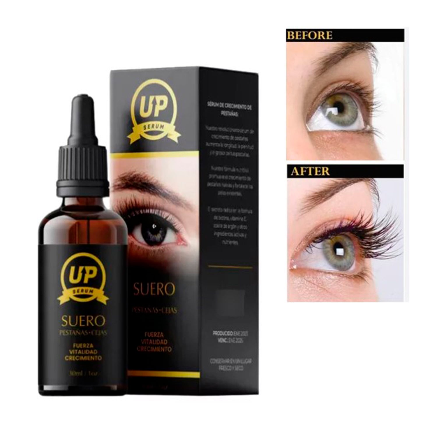 SÉRUM UP CRECIMIENTO DE PESTAÑAS Y CEJAS 2 UNIDADES - 2