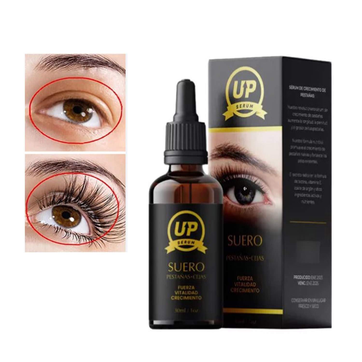 SERUM UP - CRECIMIENTO DE PESTAÑAS Y CEJAS 3 UNIDADES - 2