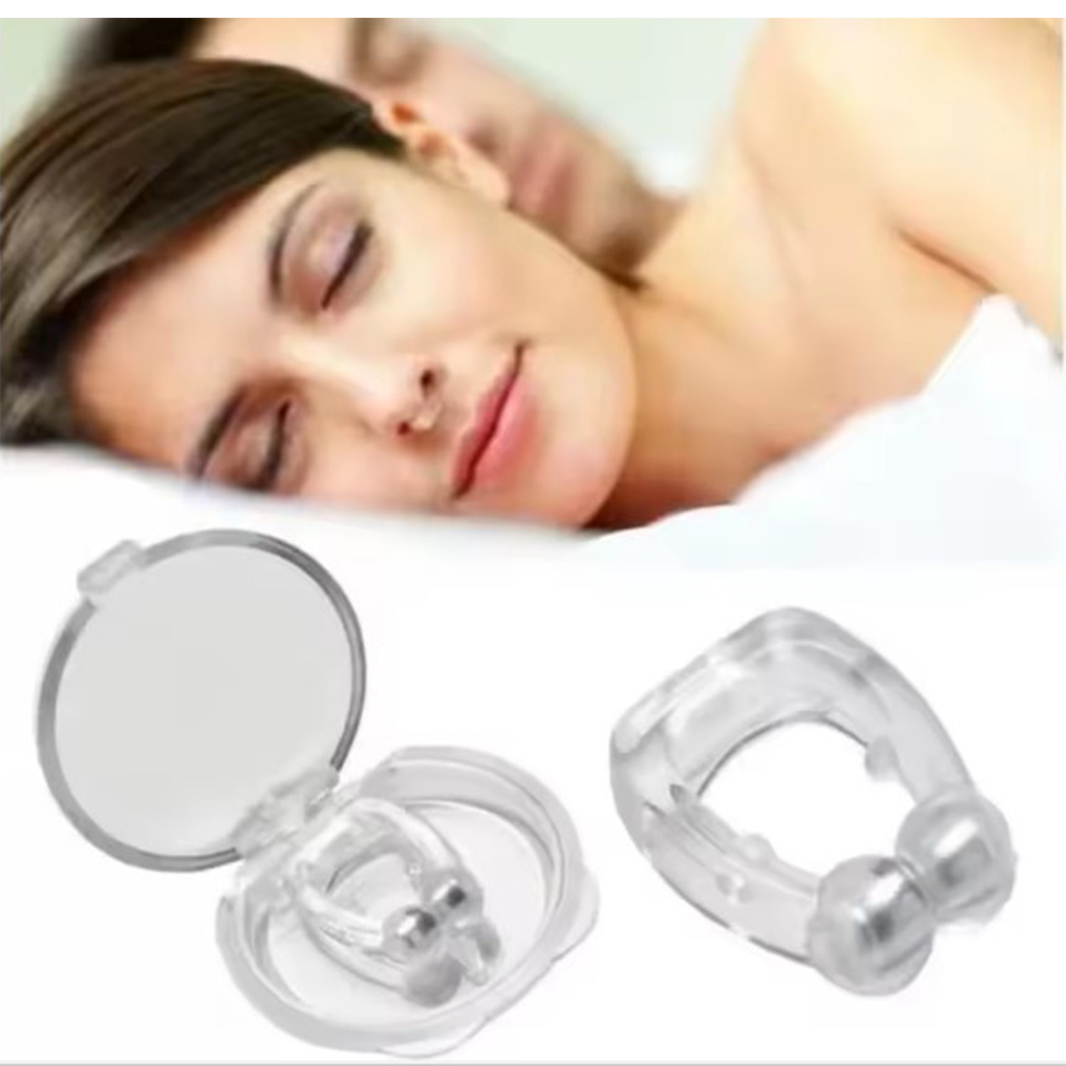CLIP ANTI RONQUIDO MAGNÉTICO 4 PCS - 1