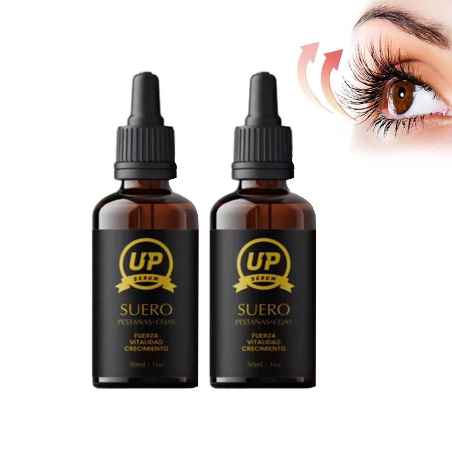 SÉRUM UP PARA CRECIMIENTO DE PESTAÑAS Y CEJAS 2 UNIDADES - 2