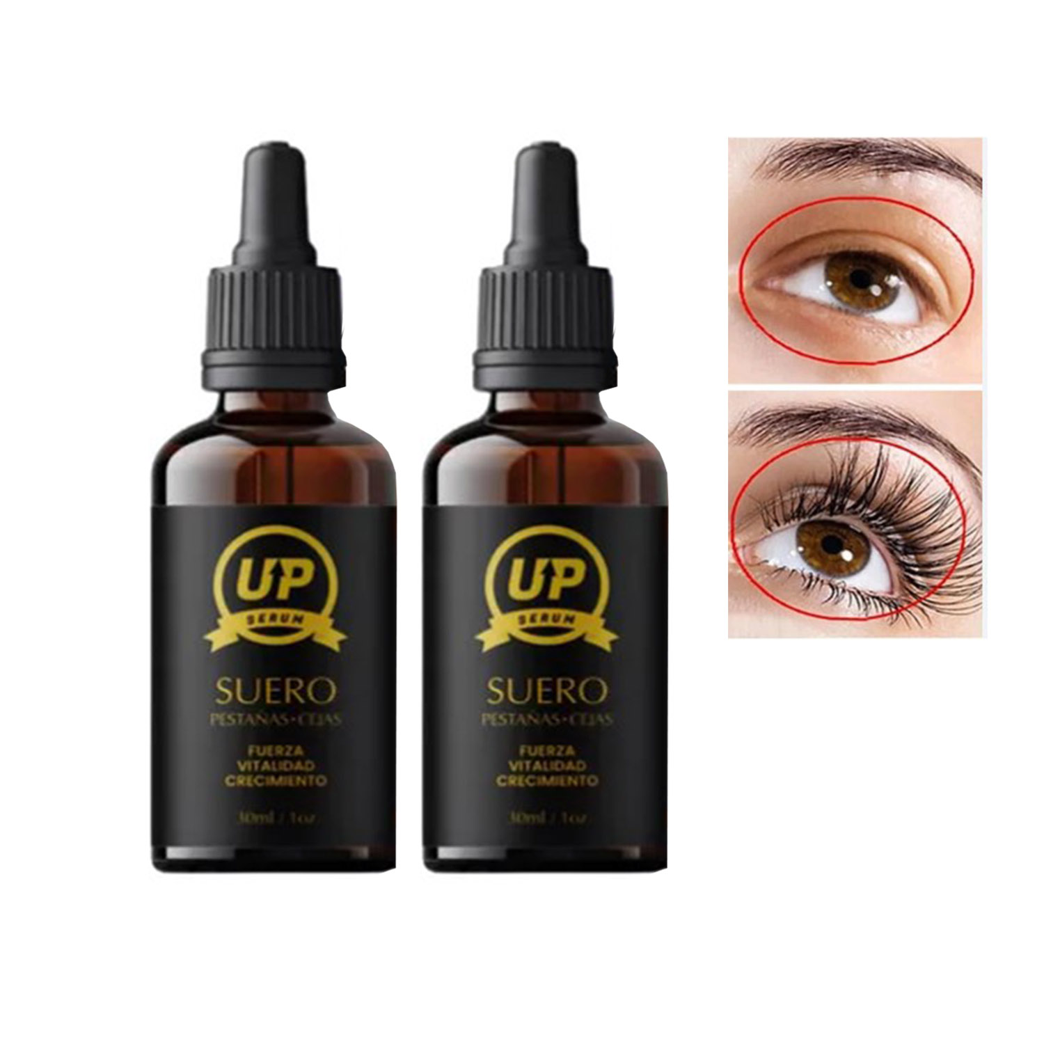 SÉRUM UP PARA CRECIMIENTO DE PESTAÑAS Y CEJAS 2 UNIDADES - 3