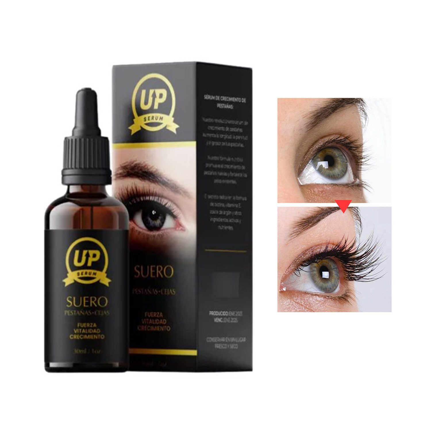 SÉRUM UP PARA CRECIMIENTO DE PESTAÑAS Y CEJAS 2 UNIDADES - 4
