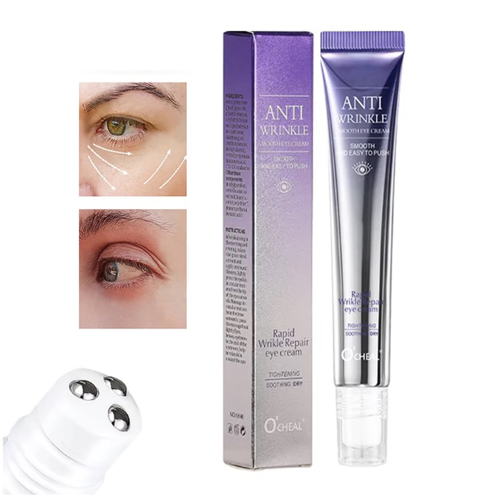 CREMA PARA OJERAS Y BOLSAS EN LOS OJOS CON ÁCIDO HIALURÓNICO - 3